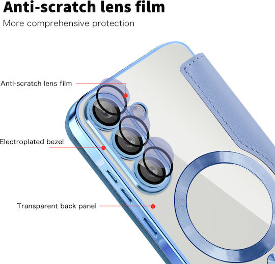 Techsuit Smartmag Buchen Sie Silikon Hellblau (Samsung Galaxy A57 5G)