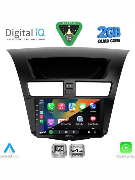Digital IQ Car Audio System for Mazda BT-50 2012-2019 (Bluetooth/USB/WiFi/GPS/Apple-Carplay/Android-Auto) with Touch Screen 9"