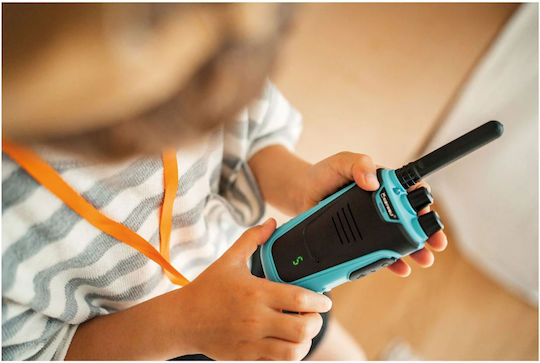Kidywolf Kidytalk Walkie Talkie με Μονόχρωμη Οθόνη Σετ 2τμχ Blue/Red