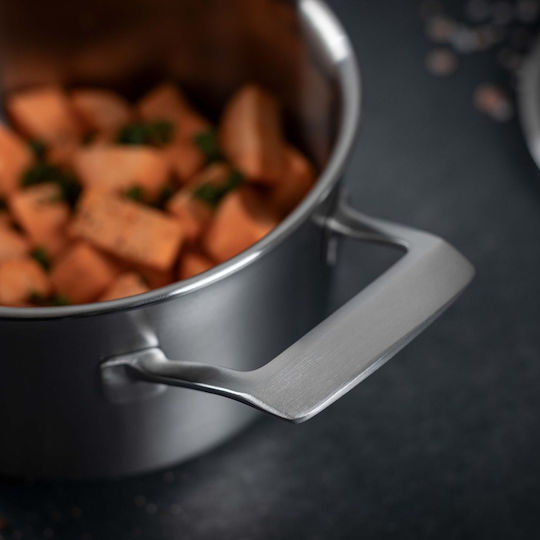 Kuhn Rikon Culinary Fiveply Комплект Саксии От Неръждаема Стомана 3 Части
