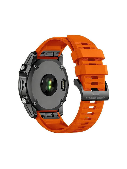 Mobile Origin Einfaches Silikon Tragbare Bänder 22mm Orange Mo-ess-22-org