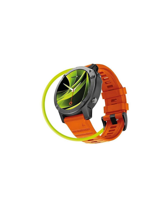 Mobile Origin Einfaches Silikon Tragbare Bänder 20mm Orange Mo-ess-20-org