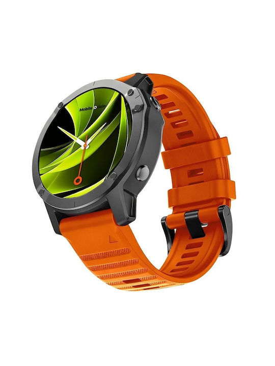 Mobile Origin Easy Strap Silicone Watch 20mm Orange Mo-ess-20-org