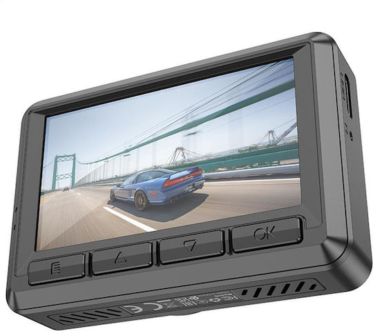Hoco DV2 1080P Windshield Car DVR, 2.45" Display with Adhesive Tape