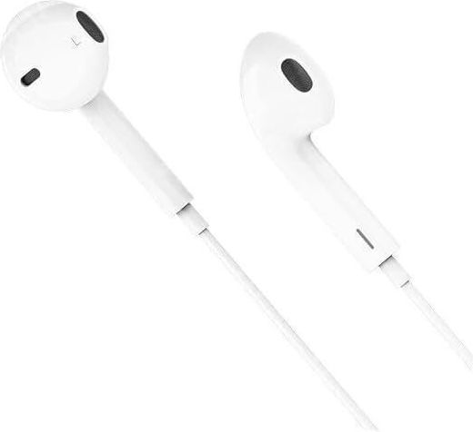 Borofone BM85 Max Earbuds Handsfree με Βύσμα USB-C Λευκό