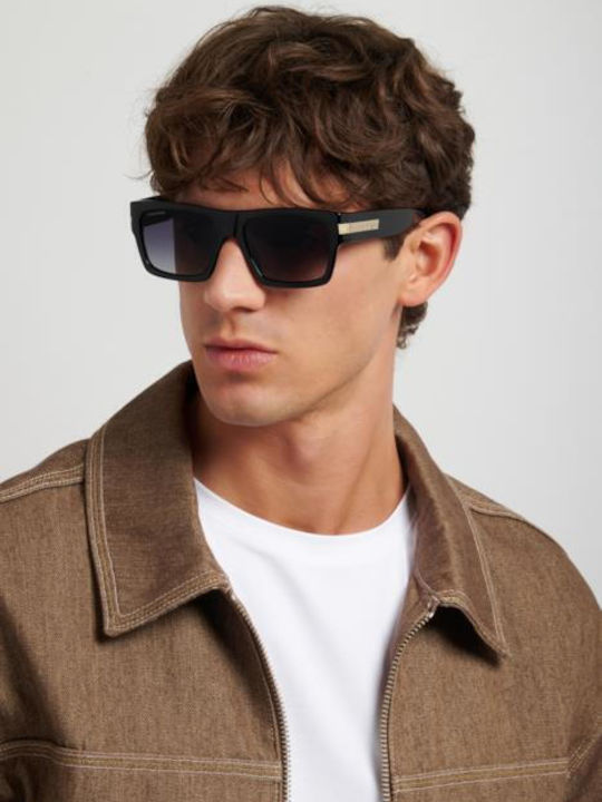 Dsquared2 Unisex Sunglasses with Black Plastic Frame and Black Lens D2 0198/S 807/9O