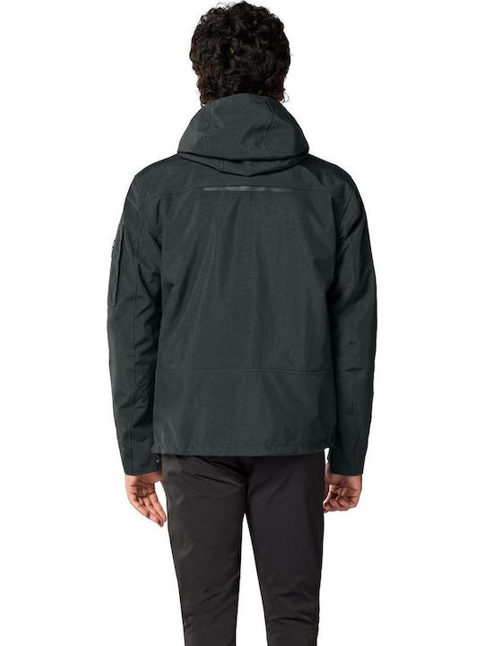 Rev'IT Danforth H2O Winter Men's Motorcycle Jacket Waterproof Black