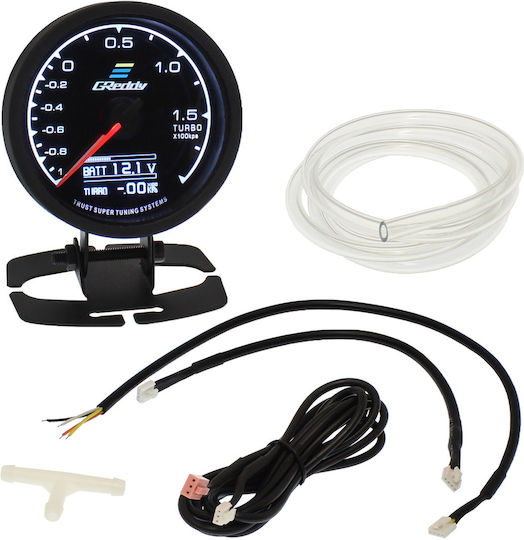 Greddy Car Voltmeter and Barometer Analog Instrument 62mm