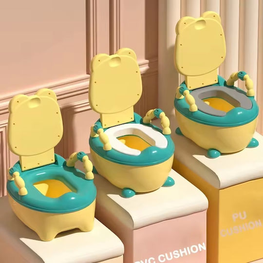 Little Mom Potties Toilet with Lid Pink