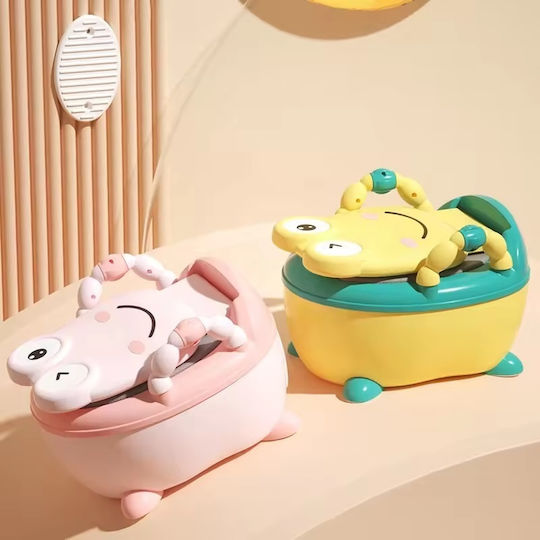 Little Mom Toalete Pentru Copii Toaletă Cu Capac Galben