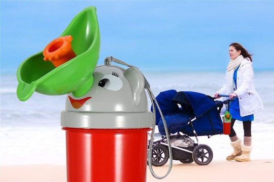 Little Mom Portable Potty with Lid Green