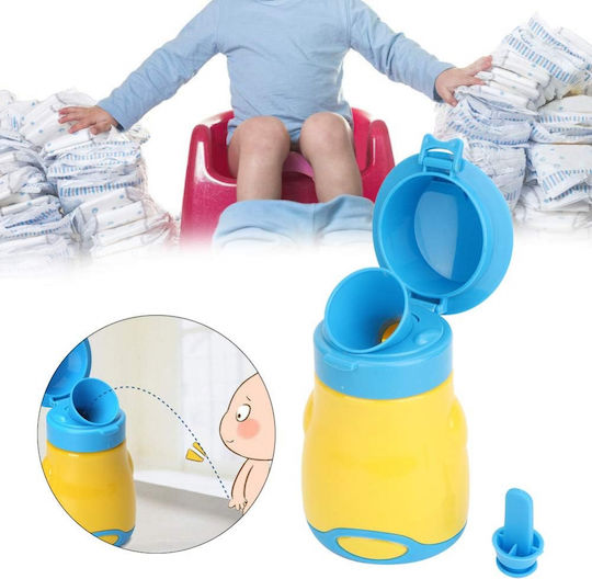 Little Mom Tragbares Töpfchen mit Deckel Blau