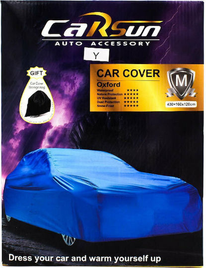 Carsun Covers for Car with Carrying Bag 480x175x120cm Waterproof Large