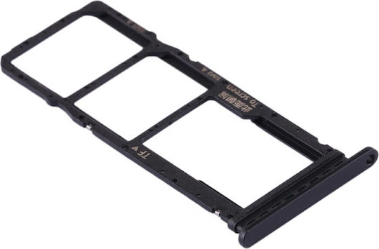 Sim Card Tray Μαύρο για Huawei P40 Lite E