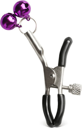 Smd Erster Kontakt Adjustable Nipple Clamps Bell Bdsm Ρυθμιζόμενοι Σφιγκτήρες Θηλών Purple