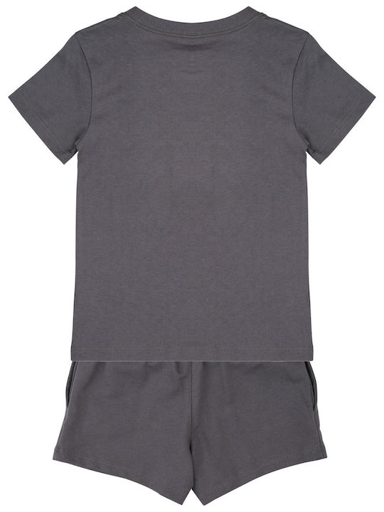Kinderbekleidungssets mit Shorts Sommer 2Stücke Grau