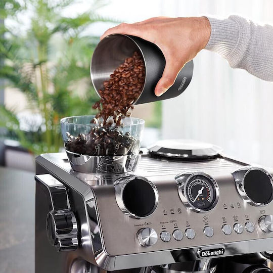 De'Longhi La Specialista Автоматична Еспресо Кафемашина 1450W Налягане 19bar за Капучино Сребрист 1358455