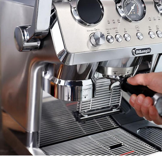 De'Longhi La Specialista Автоматична Еспресо Кафемашина 1450W Налягане 19bar за Капучино Сребрист 1358455