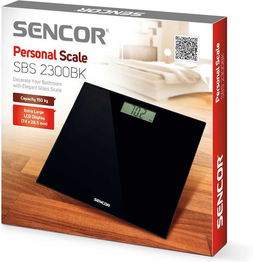 Sencor SBS 2300BK Digital Bathroom Scale Black