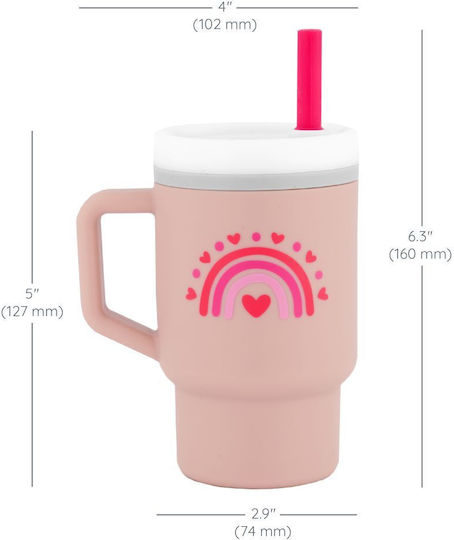 Infantino Baby- und Kleinkindbecher aus Mehrfarbiger Silikon 260ml
