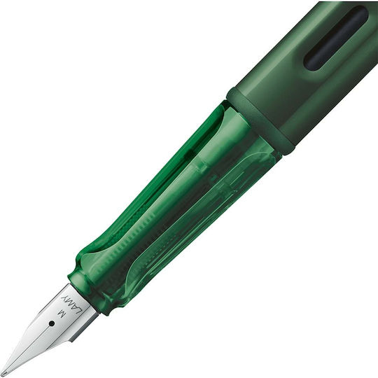 Lamy Al-star Füllfederhalter Mittel Grüne aus Aluminium mit Blauer Tintenfarbe