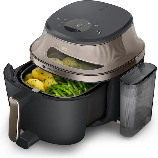 Philips Ovi Air Fryer 7.2lt Μαύρο