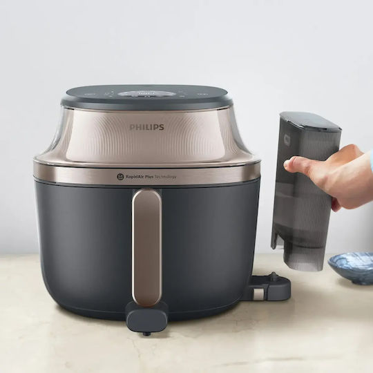 Philips Ovi Air Fryer 7.2lt Μαύρο
