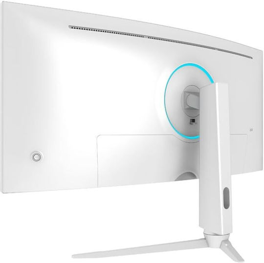 LC-Power LC-M34-Q-C-PRO Ultrawide VA HDR Curved Gaming Monitor 34" QHD 3440x1440 165Hz με Χρόνο Απόκρισης 3ms GTG Λευκό