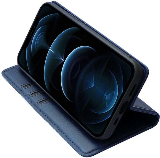 Vintage Magnet Wallet Case Sonique Samsung Galaxy S25 Plus Dark Blue