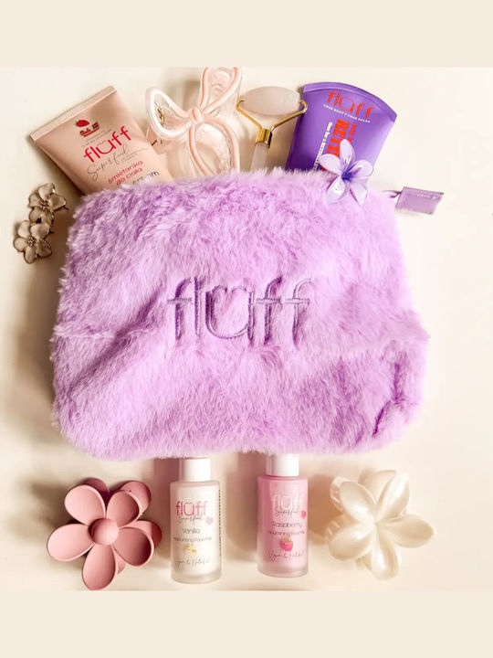 Fluff Fluffy Cosmetic Bag Medium Purple Fluff Fluffy Cosmetic Bag Medium Purple