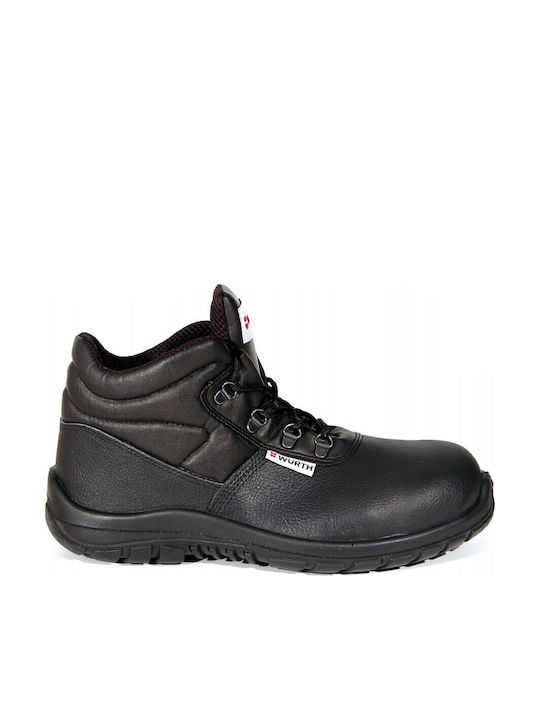 Wurth Hermes S3 Safety Μποτάκι Ασφαλείας Μαύρο S3