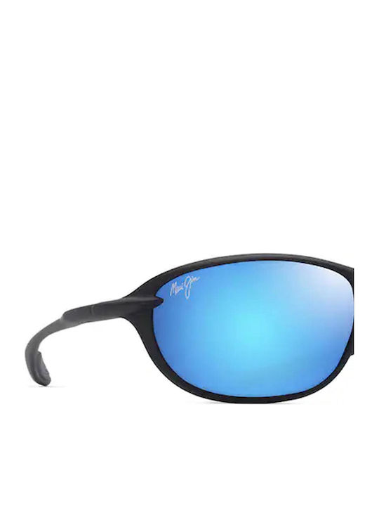 Maui Jim Ho’okipa Unisex Sunglasses with Black Frame and Black Lens
