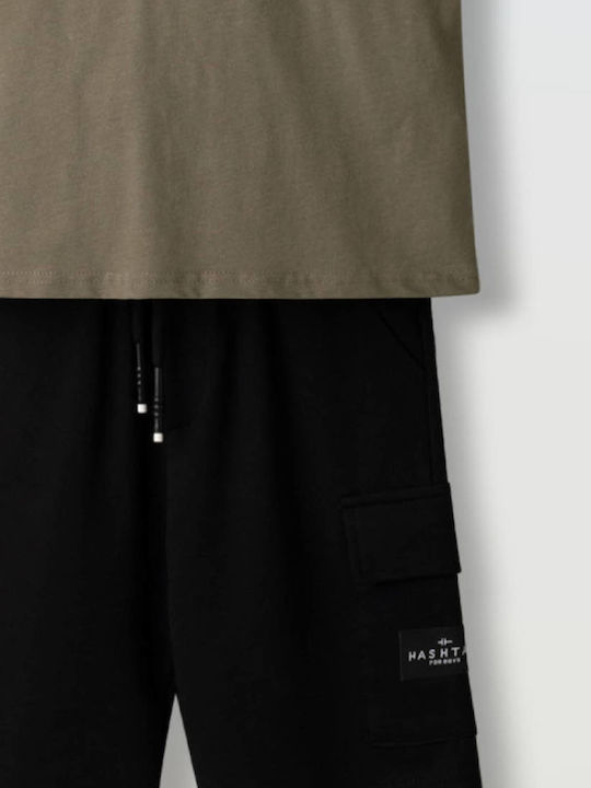 Kinder-Set mit Shorts Sommer 2Stück Khaki
