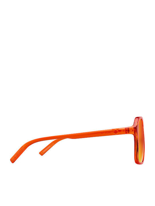 Spy Bronze Unisex Sunglasses with Orange Frame and Orange Polarized Mirror Lens 1800000000063
