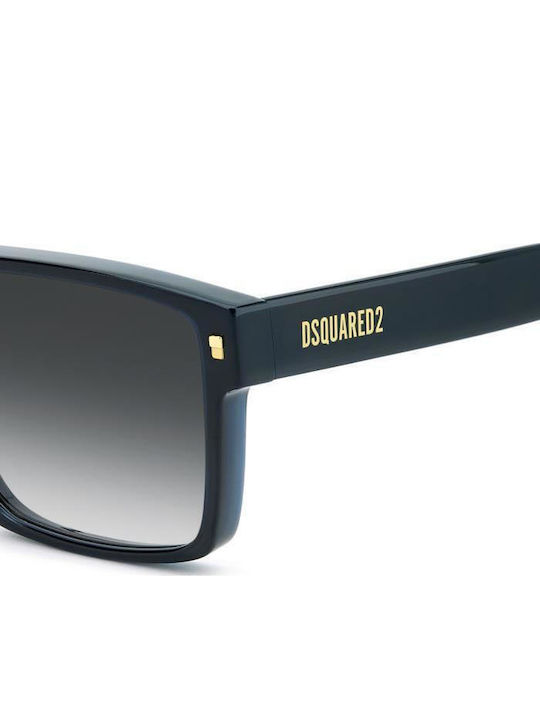 Dsquared2 Unisex Sunglasses with Black Frame and Black Lens D2 0202/G/S 807/9O