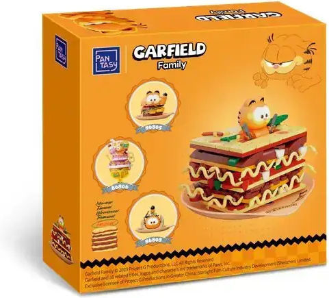 Pantasy Garfield Foodie Building Blocks Lasagna for 6+ Years 228 Pieces