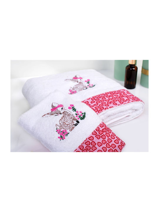Dimcol Σετ Βρεφικές Πετσέτες 2τμχ Deer Βάρους 400gr/m²