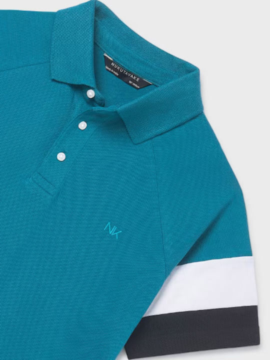 Kids' Polo Short Sleeve Aqua