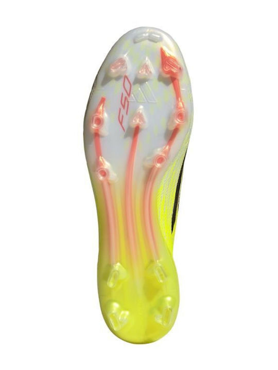 adidas F50 Elite Ll FG Football Shoes with Yellow Cleats adidas F50 Elite Ll FG Football Shoes with Yellow Cleats