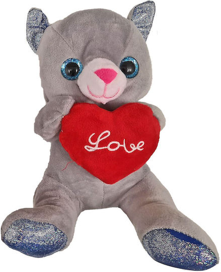 ToyMarkt Valentine's Day Plush Kitten 20 cm