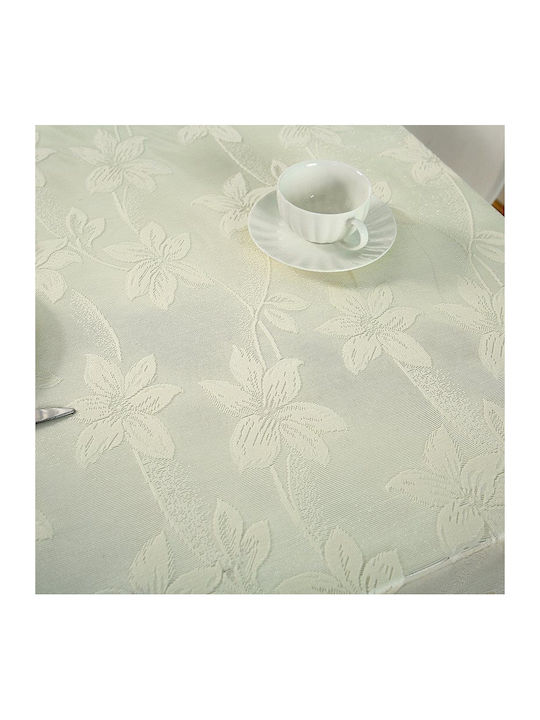 Τραπεζομάντηλο με Δαντέλα Beige 130x180εκ.