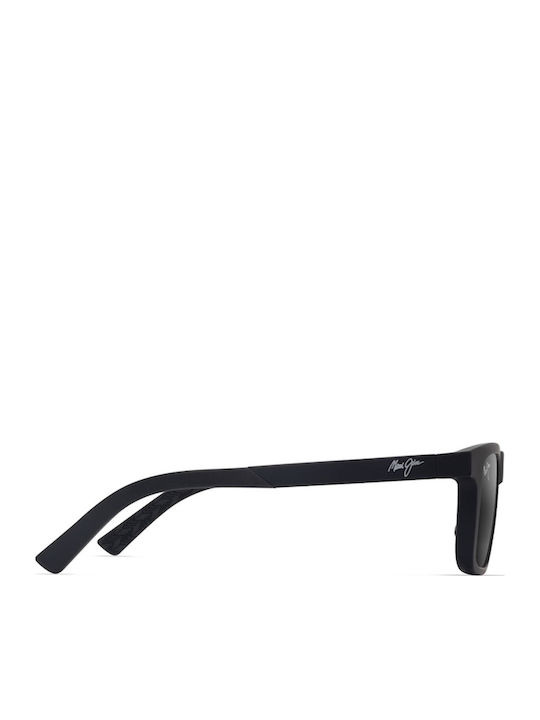 Maui Jim Ανδρικά Γυαλιά Ηλίου με Μαύρο Κοκκάλινο Σκελετό και Γκρι Φακό 341-02