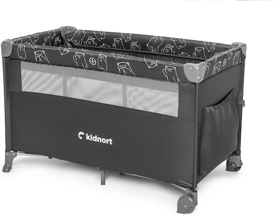 Kidnort Loc de joacă cu Saltea Gri 22cm