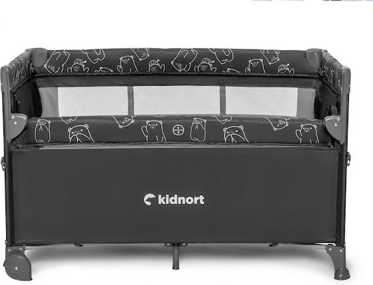 Kidnort Loc de joacă cu Saltea Gri 22cm