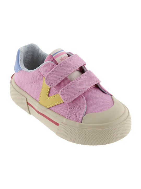 Παιδικά Sneakers με Σκρατς Ροζ