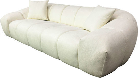 Bossanova Dreisitzer Sofa Off White 255x115x71cm