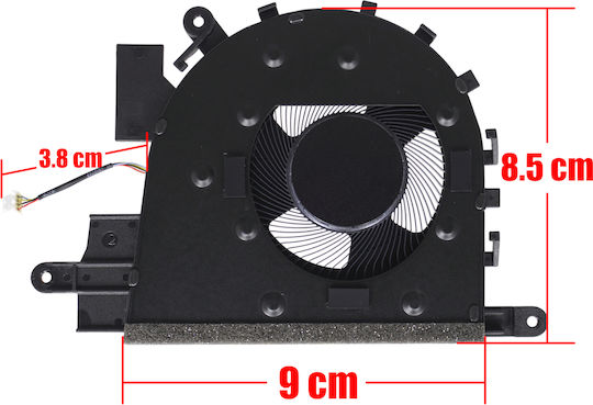 Laptop Fan Cpu Cooling Fan Lenovo Ideapad 1 15iau7 82qd 82vy 15alc7 82r4 15iru7 83b4 5f10s14012 5f10s14013 Dfs5k12b159a1l Fp6q Dc28000hef0 4pin Code 81646