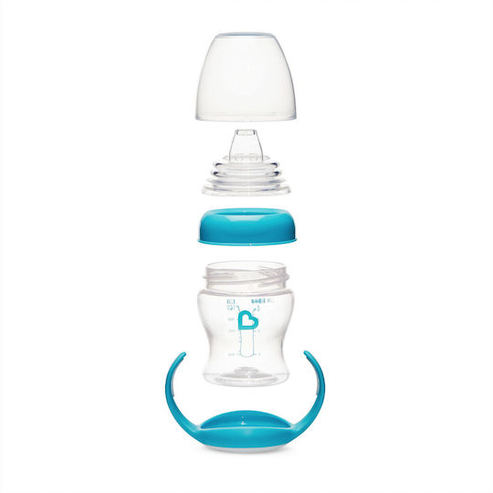 Munchkin Gentle Transition Cup Baby Sippy Cup Plastic with Handles Blue for 4m+ 118ml