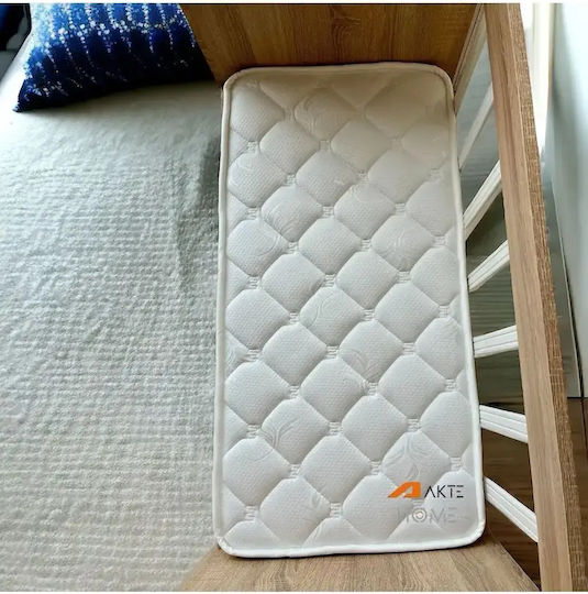 Baby Crib Mattress Fabric Towel White 50x100 Cm