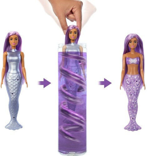 Barbie Mermaid Doll Color Reveal For 3+ Years (Various Designs) 1pc